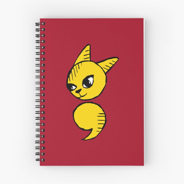 Item preview, Semicolon Cat designed and sold by THROUGH-LIFE.