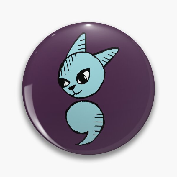 Item preview, Semicolon Cat designed and sold by THROUGH-LIFE.