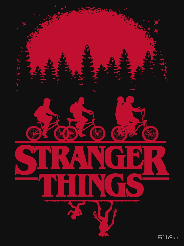  Fifth Sun Stranger Things Silhouette Logo Tritan Can Shaped  Drinking Cup - Clear - 16 oz. : Home & Kitchen