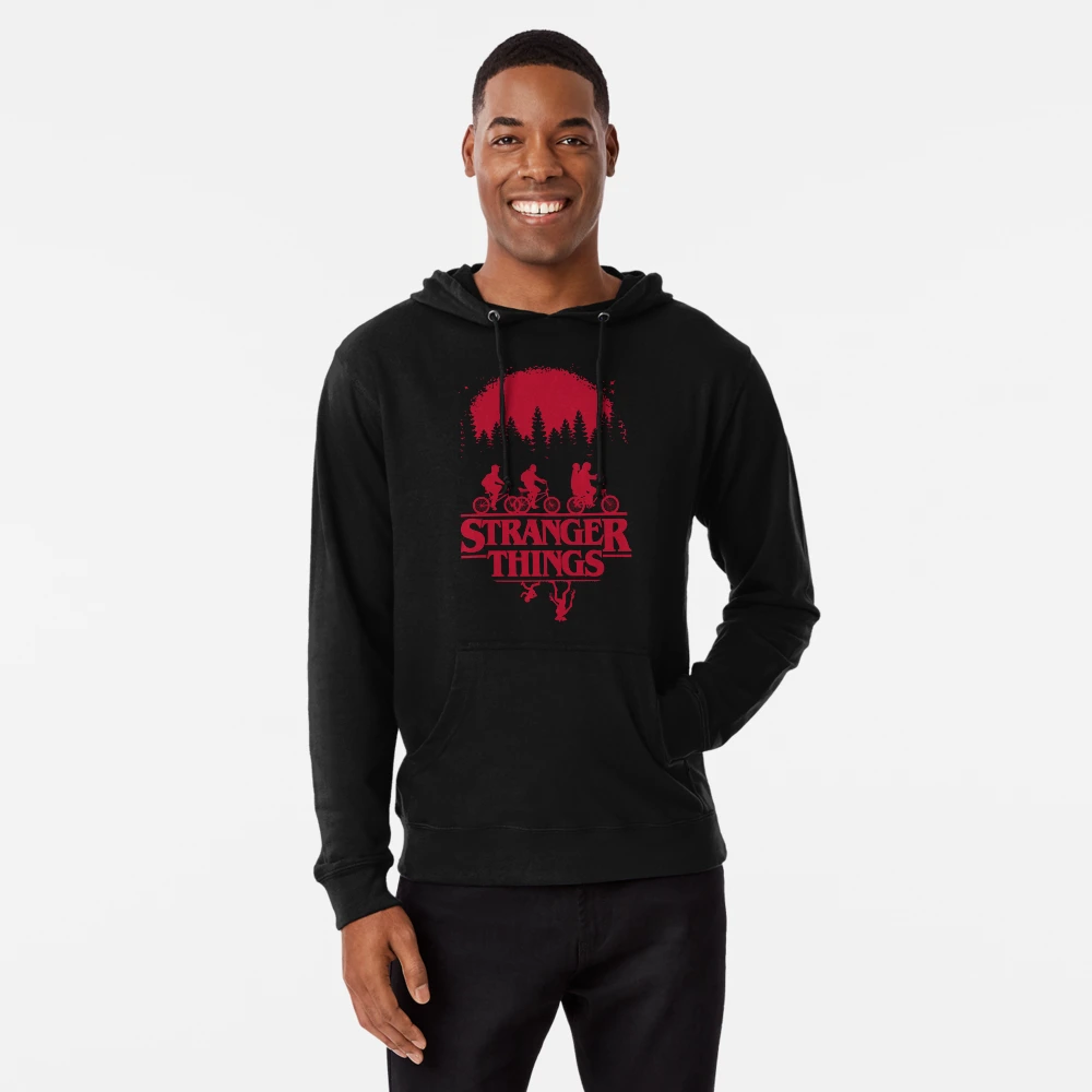 Black stranger hot sale things hoodie