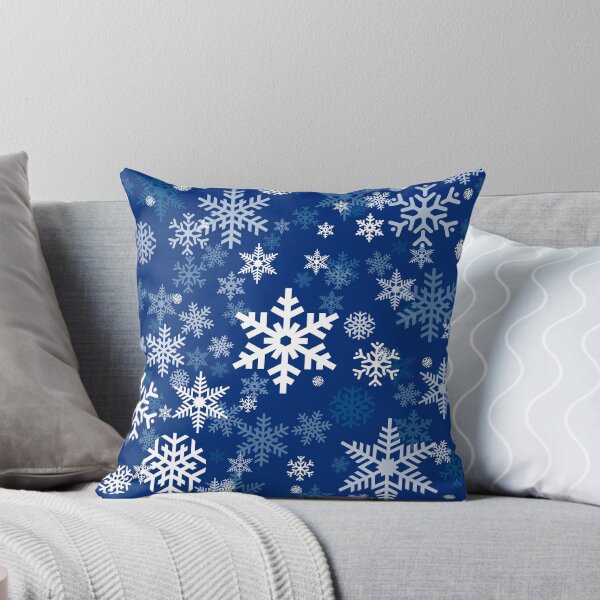 Item preview, Snowflakes Pattern in Navy Blue designed and sold by Garaga.