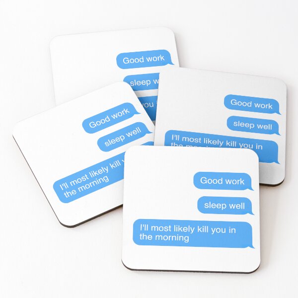 Item preview, Most Likely Kill You in the Morning quote designed and sold by PolkaDotTurtle.