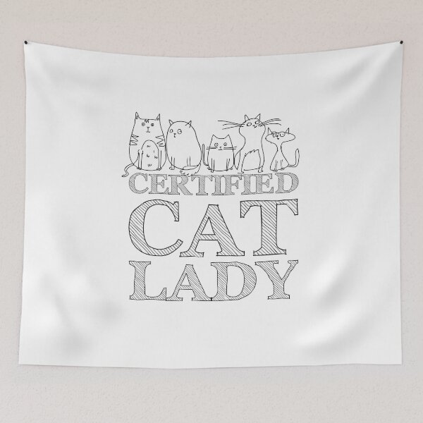 Item preview, Certified Cat Lady designed and sold by PetSafari.