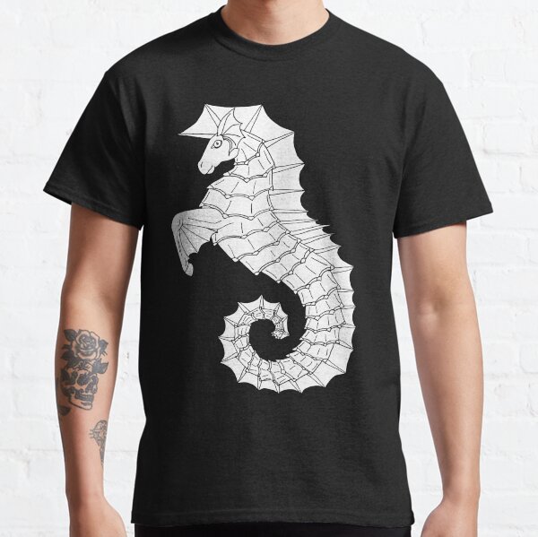 Beautiful kelpie, black and white Classic T-Shirt