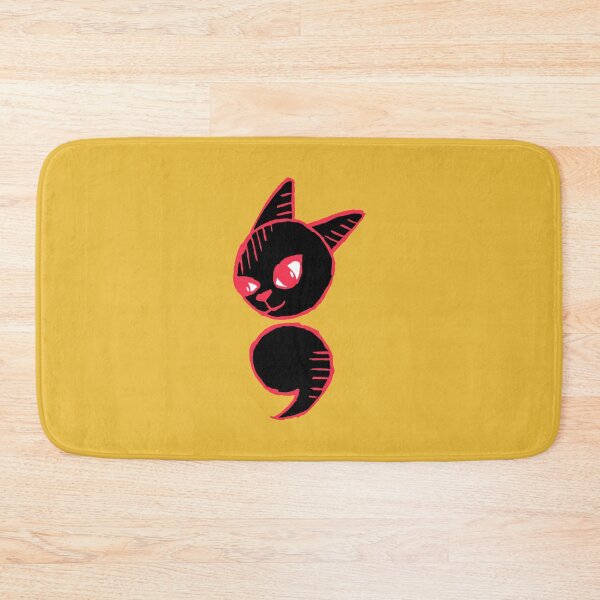 Item preview, Semicolon Cat designed and sold by THROUGH-LIFE.