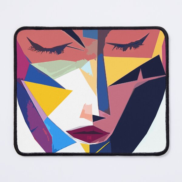 Item preview, Face of a woman in abstract modern fine art look. designed and sold by mrlongfield.