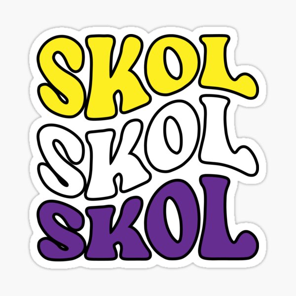 Skol Clap(Minnesota Vikings) Sticker for Sale by Michael Steger