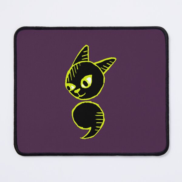 Item preview, Semicolon Cat designed and sold by THROUGH-LIFE.