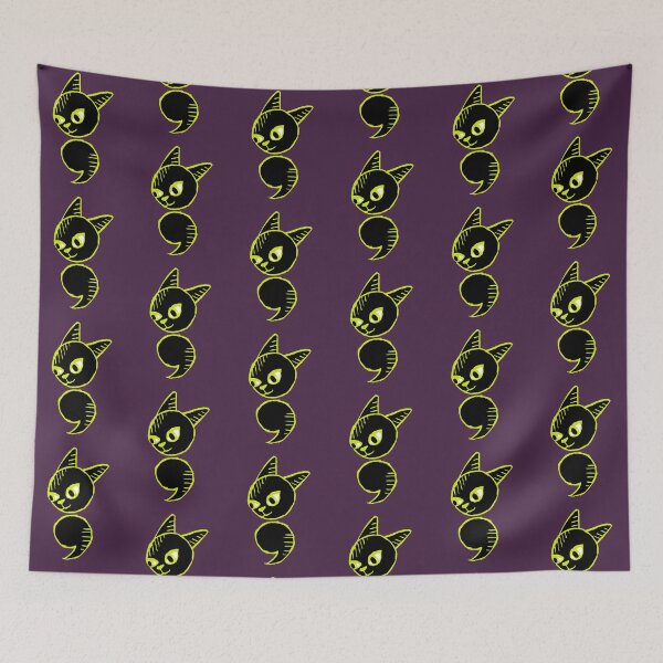 Item preview, Semicolon Cat designed and sold by THROUGH-LIFE.
