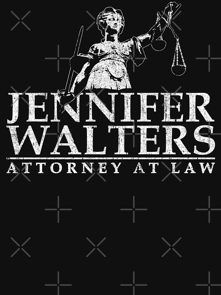 "Jennifer Walters Attorney At Law (SheHulk)" Tshirt for Sale by