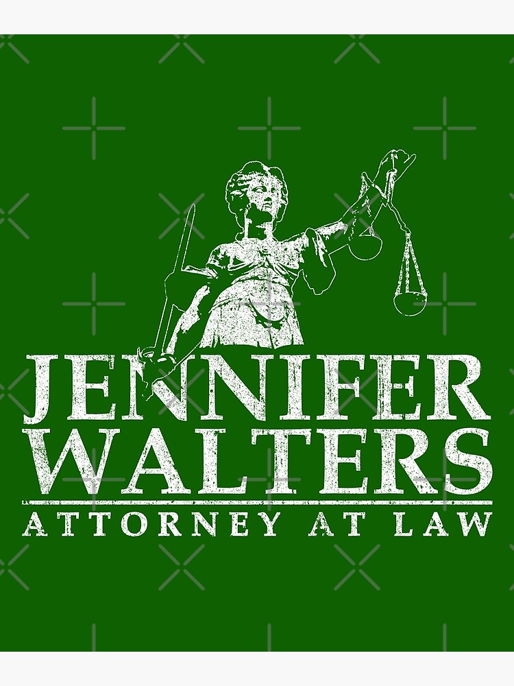 "Jennifer Walters Attorney At Law (SheHulk)" Poster for Sale by