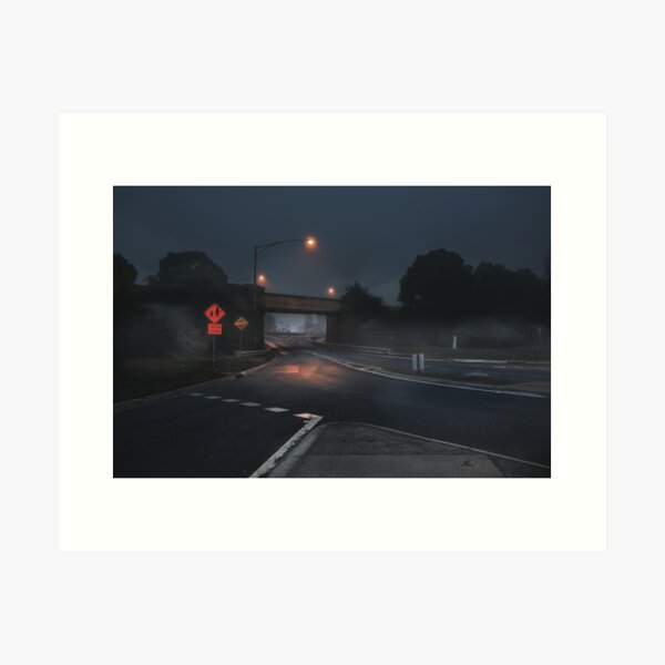 Aperçu de l'œuvre Fog Fussell St bridge, Ballarat. créée et vendue par Lawrence Winder.