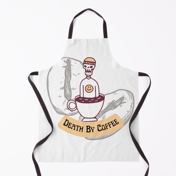 Item preview, Death By Coffee Skeleton Graphic designed and sold by Bsay89.