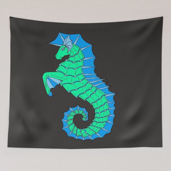 Item preview, Beautiful kelpie, turquoise and blue  designed and sold by MumWolf-Doodles.