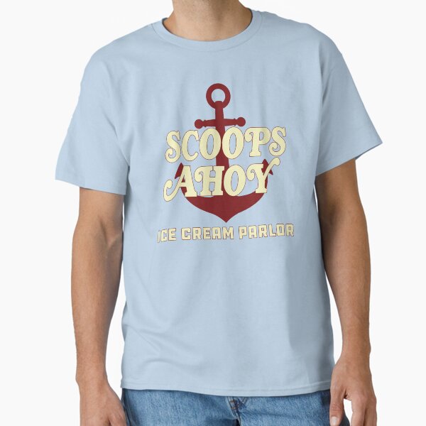 Item preview, Stranger Things Scoops Ahoy Ice Cream Parlor Logo designed and sold by FifthSun.