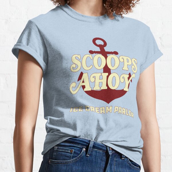 Item preview, Stranger Things Scoops Ahoy Ice Cream Parlor Logo designed and sold by FifthSun.