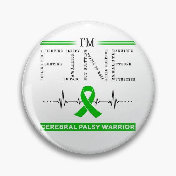 Item preview, I'm Fine Cerebral Palsy Warrior Support Cerebral Palsy Awareness Gifts designed and sold by rechardtee.