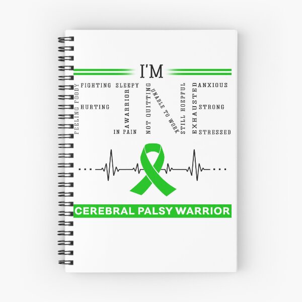 Item preview, I'm Fine Cerebral Palsy Warrior Support Cerebral Palsy Awareness Gifts designed and sold by rechardtee.