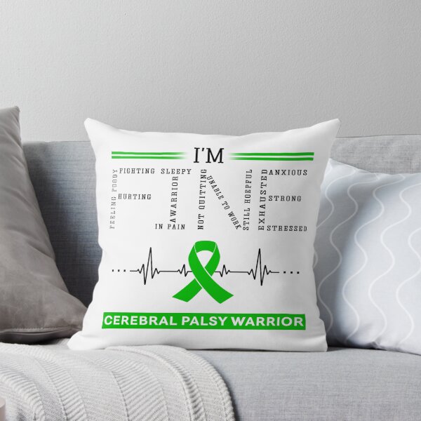Item preview, I'm Fine Cerebral Palsy Warrior Support Cerebral Palsy Awareness Gifts designed and sold by rechardtee.