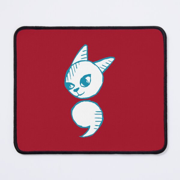 Item preview, Semicolon Cat designed and sold by THROUGH-LIFE.