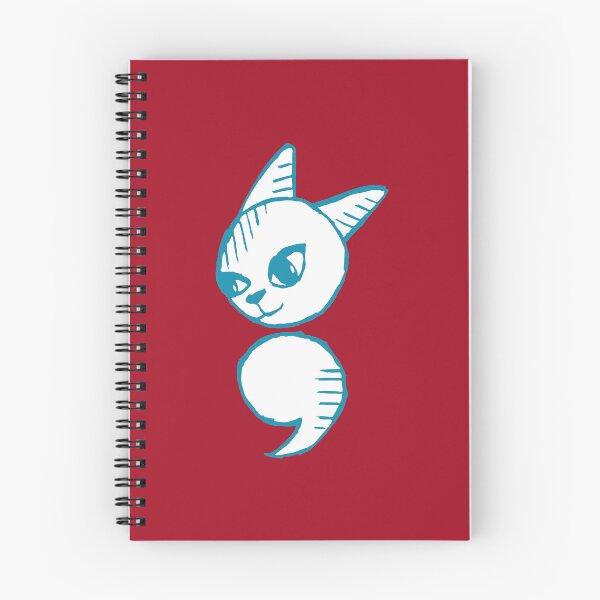 Item preview, Semicolon Cat designed and sold by THROUGH-LIFE.