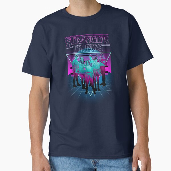 Item preview, Stranger Things Group Shot Neon Triangle designed and sold by FifthSun.