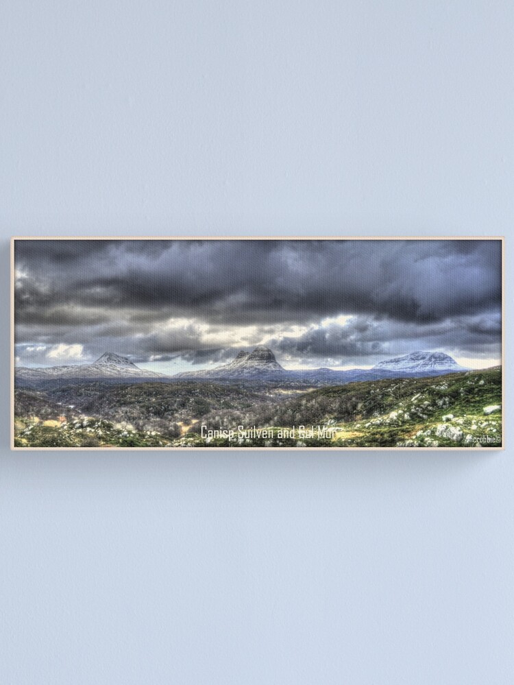 Alternate view of Canisp Suilven and Cul Mor Canvas Print