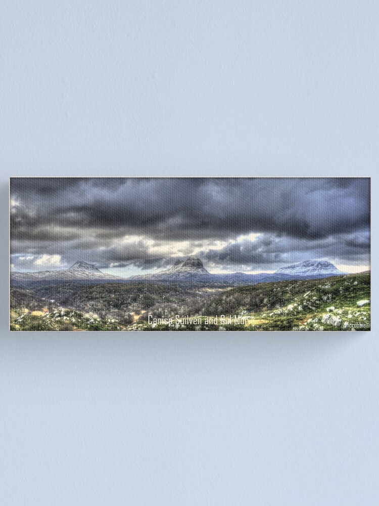 Alternate view of Canisp Suilven and Cul Mor Canvas Print