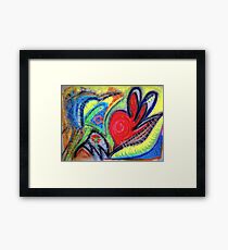 Mapping Internal Land Framed Print