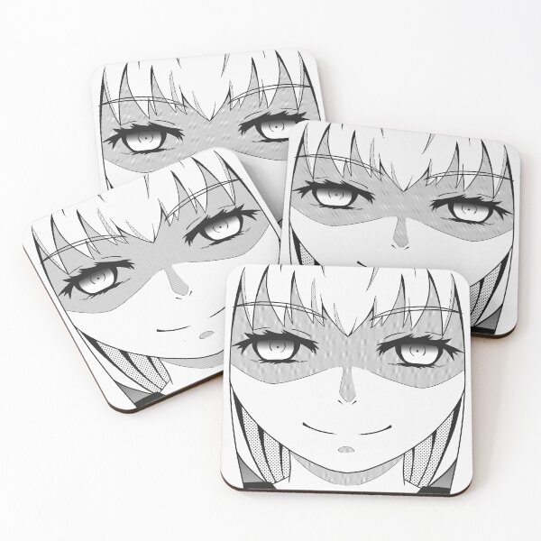 Item preview, Manga Waifu Little Devil Girl with Evil Eyes and Smug Smile designed and sold by Neyus Art.