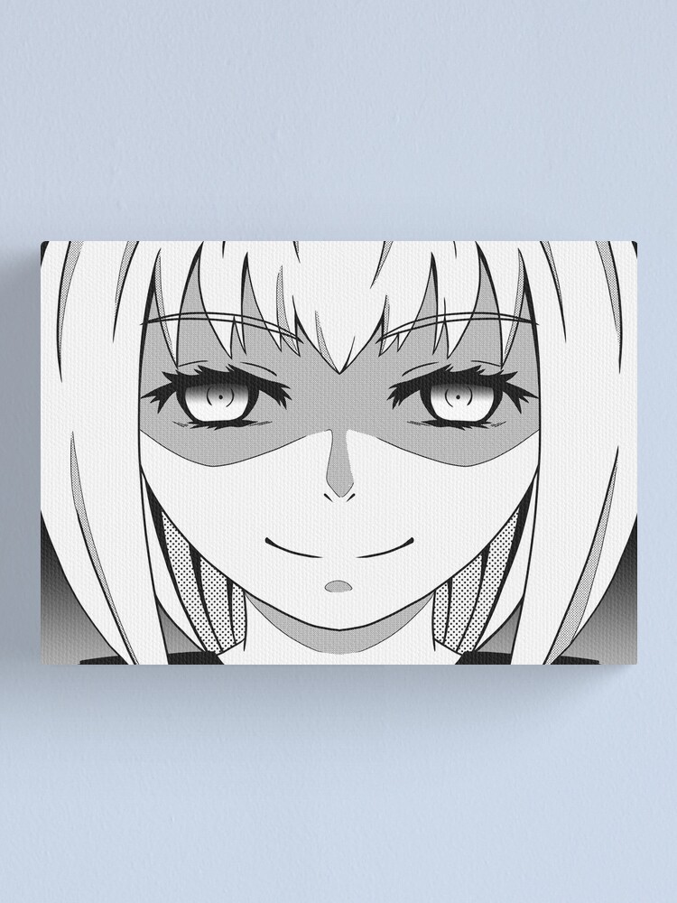 Lienzo «Manga Waifu Little Devil Girl con ojos malvados y sonrisa  presumida» de benjamintorres | Redbubble