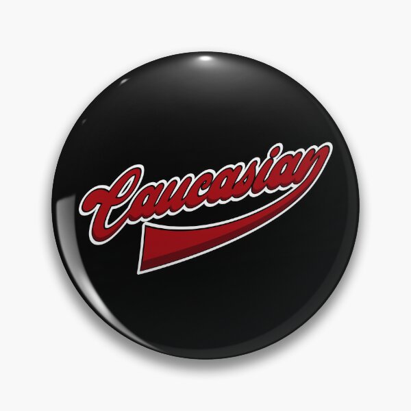 Item preview, caucasian retro vintage funny shirt for caucasian people pride designed and sold by BeCoolArt.