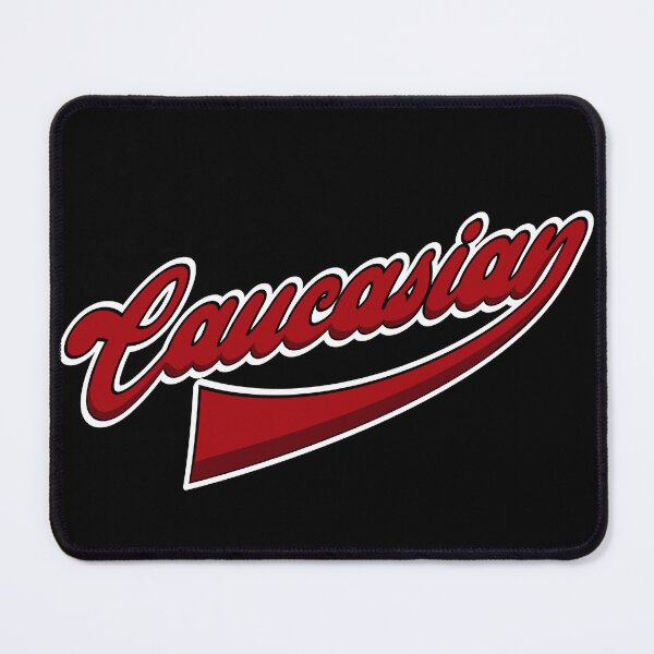 Item preview, caucasian retro vintage funny shirt for caucasian people pride designed and sold by BeCoolArt.