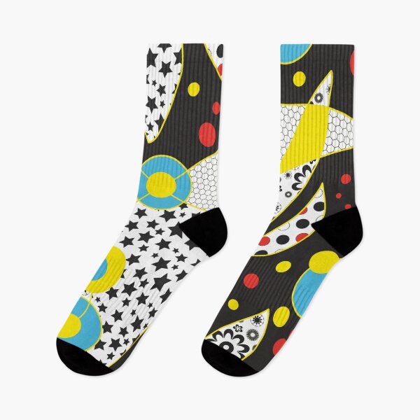 Item preview, Party Pattern on Black designed and sold by MausieDesigns.