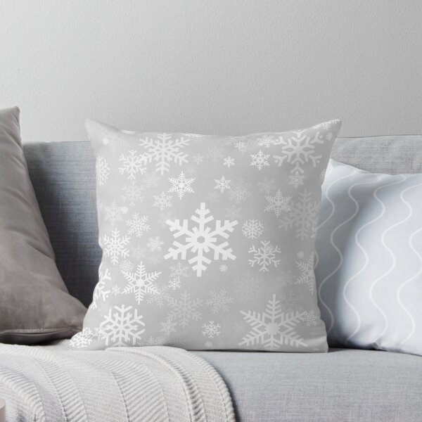 Item preview, Snowflakes Pattern in Light Grey designed and sold by Garaga.