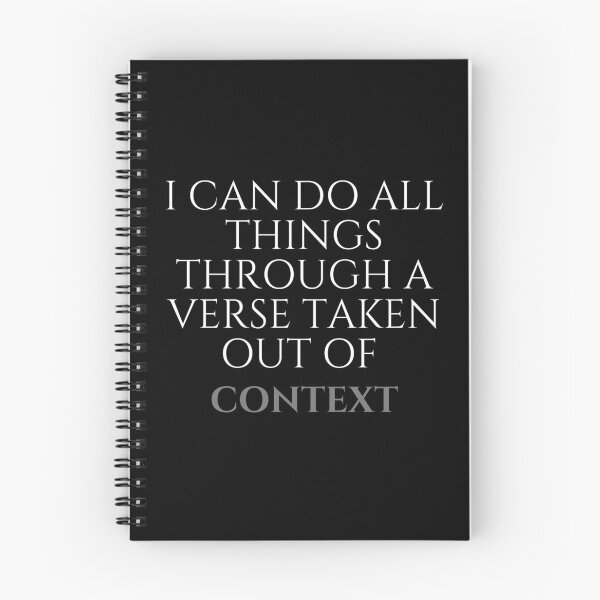 Item preview, I can do all things through a verse taken out of context designed and sold by successmom.