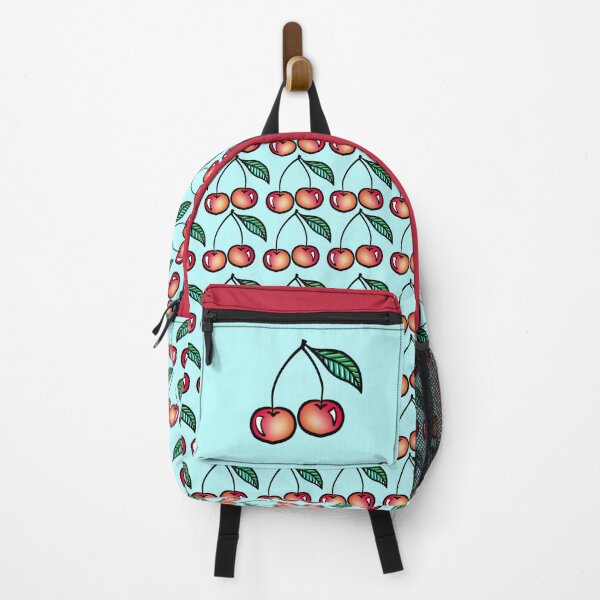 Item preview, Eat Cherries on Sky Blue designed and sold by Love-of-Line.