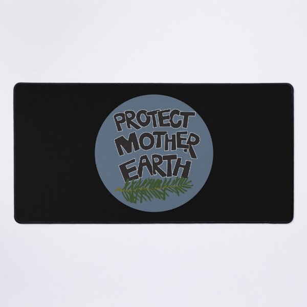 Item preview, Protect Mother Earth Illustrated Text Badge Climate Ambassadors designed and sold by AngelDawnDesign.