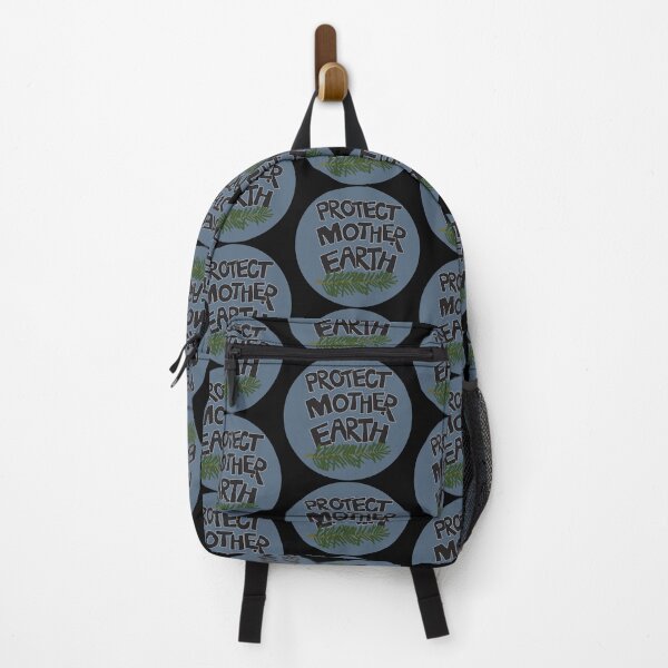 Item preview, Protect Mother Earth Illustrated Text Badge Climate Ambassadors designed and sold by AngelDawnDesign.