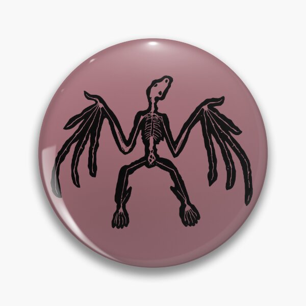 Item preview, Mauve Skeleton Bat Single image designed and sold by AmandaBienko.