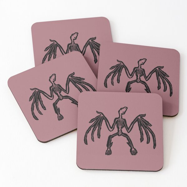 Item preview, Mauve Skeleton Bat Single image designed and sold by AmandaBienko.