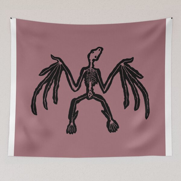 Item preview, Mauve Skeleton Bat Single image designed and sold by AmandaBienko.