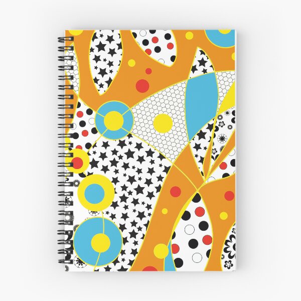 Item preview, Party Pattern Primary Colors Orange Background designed and sold by MausieDesigns.