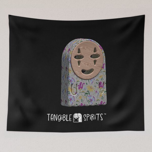 Item preview, Tangible Spirits™ ~ Tapestry & Chestnut Wood Muse of Comedy designed and sold by Gary Kaleda.
