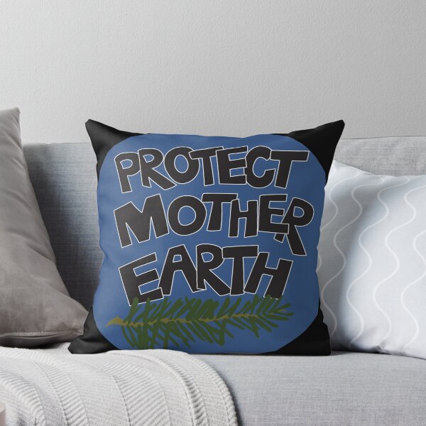 Item preview, Protect Mother Earth Illustrated Text Badge Climate Ambassadors designed and sold by AngelDawnDesign.