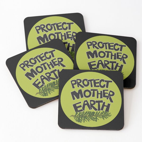Item preview, Protect Mother Earth Illustrated Text Badge Climate Ambassadors designed and sold by AngelDawnDesign.