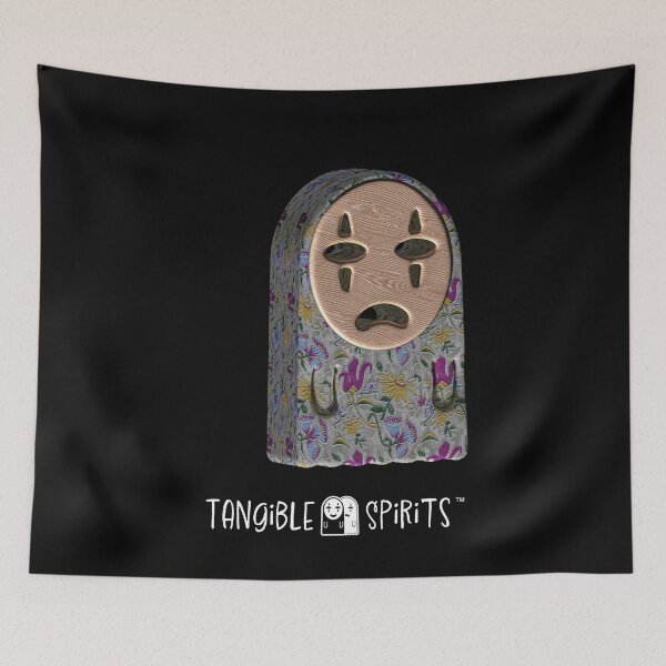 Item preview, Tangible Spirits™ ~ Tapestry & Chestnut Wood Muse of Tragedy designed and sold by Gary Kaleda.