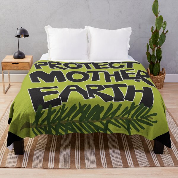 Item preview, Protect Mother Earth Illustrated Text Badge Climate Ambassadors designed and sold by AngelDawnDesign.
