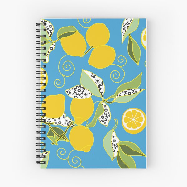 Item preview, Deliciosos limones amarillos con fondo azul cielo designed and sold by MausieDesigns.
