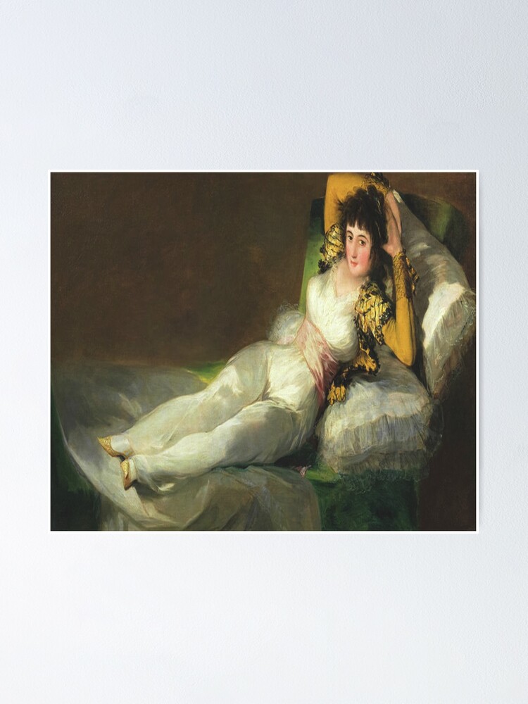Francisco Goya The Clothed Maja 1800 1807 Print Poster For Sale By